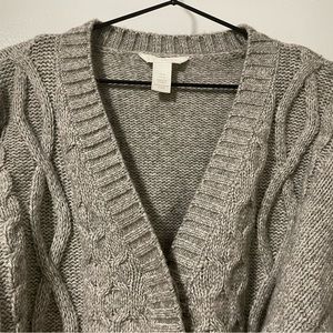 H&M Grey Chunky Cardigan